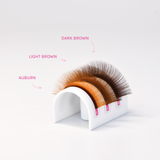 NEW Color Lashes - Auburn - LashBase Inc