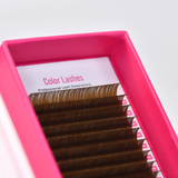 NEW Color Lashes - Light Brown - LashBase Inc