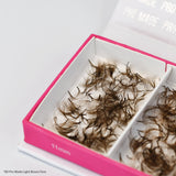 9D Light Brown Pro Mades - 750 Fans - LashBase Inc