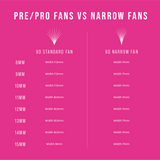 9D Narrow Fans - 700 Fans - LashBase Inc