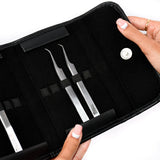 Faux Leather Tweezers Case - LashBase Inc