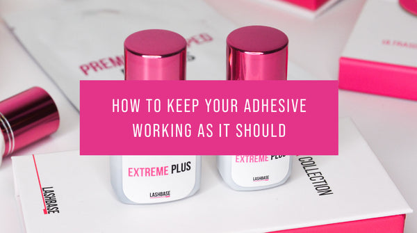How to keep your adhesive bottle working as it should