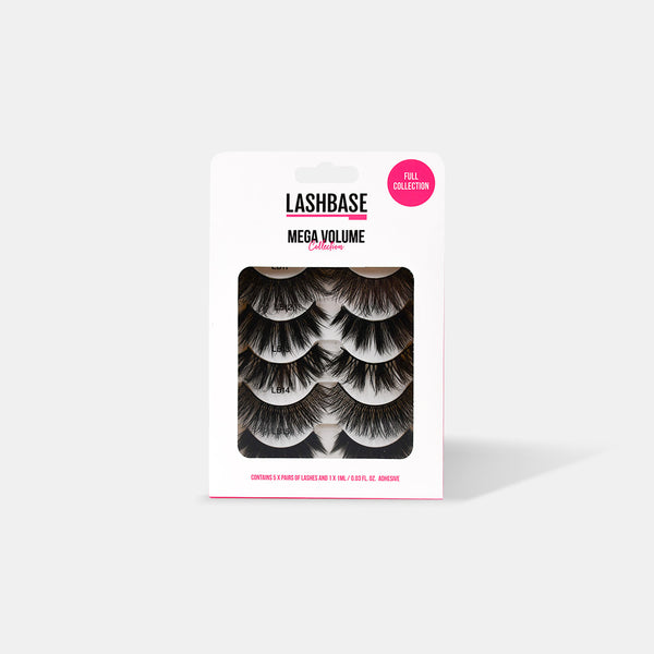 Mega Volume Collection Strip Lashes - LashBase Inc
