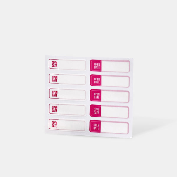 "Open Date" Stickers
