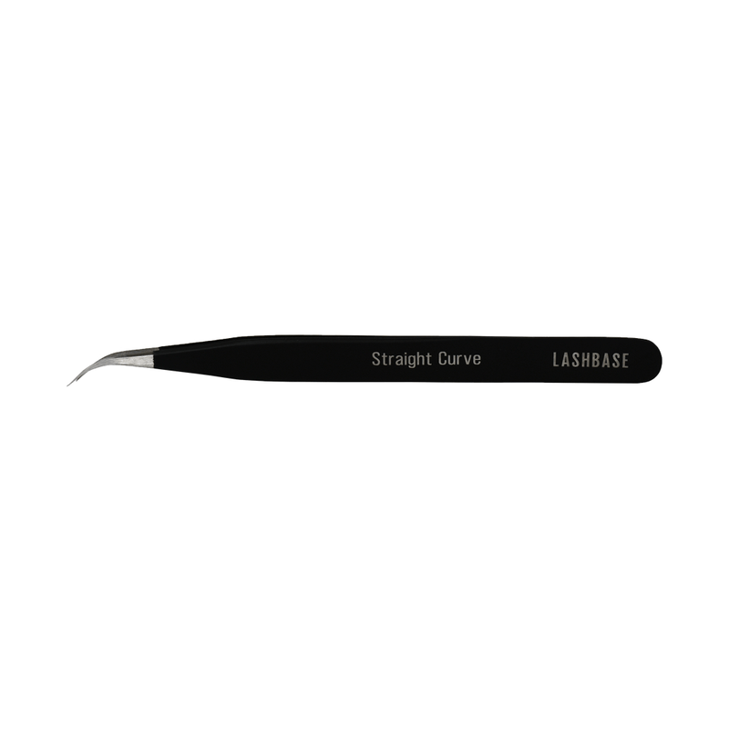 Premium Straight Curve Tweezers - LashBase Inc