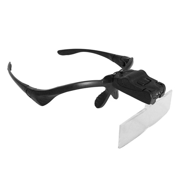 Magnifying Glasses Plastic Frame with LED - LashBase Inc