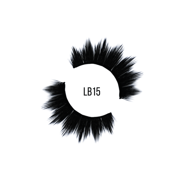 LB15 Mega Volume Strip Lashes - LashBase Inc
