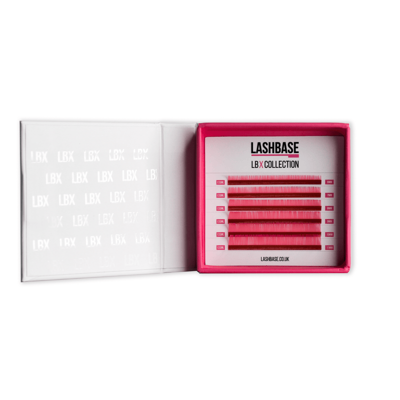 LBX Collection Pink Colored Lashes - LashBase Inc